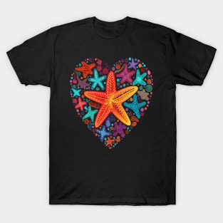 Starfish Valentine Day T-Shirt